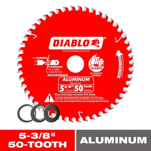 DIABLO 5-3/8in. x 50-Teeth Saw Blade for Aluminum