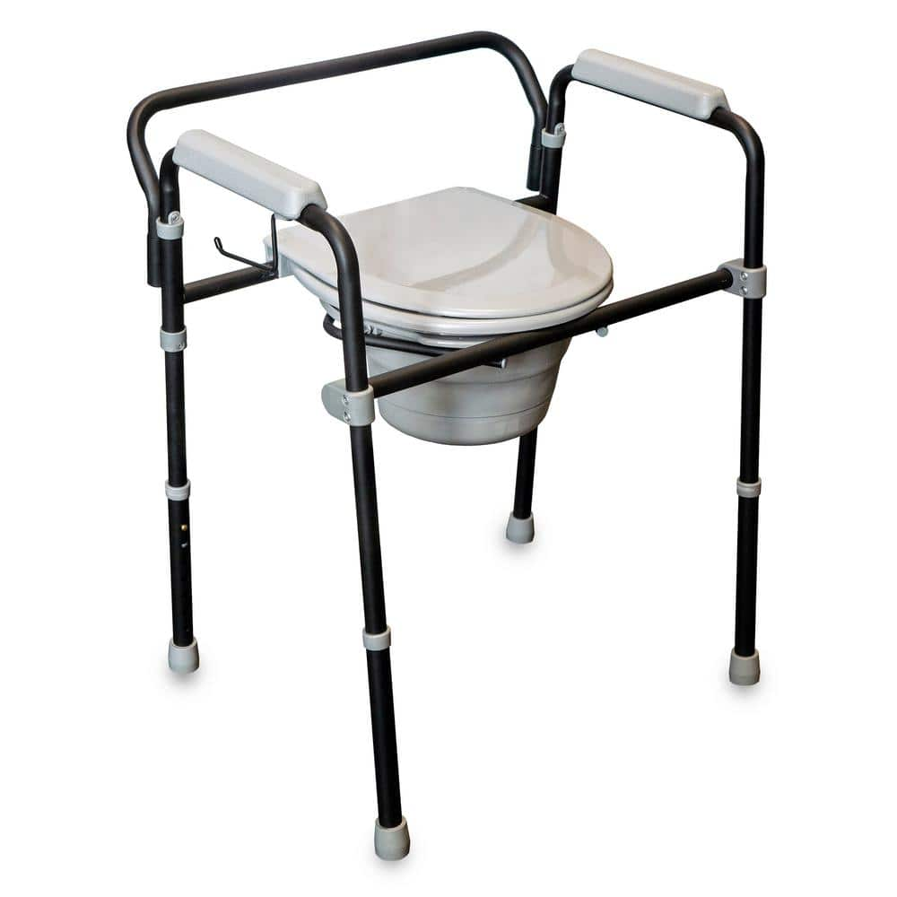 Able Life Universal Bedside Commode, 23 in. x 24 in. Extra Wide Commode ...