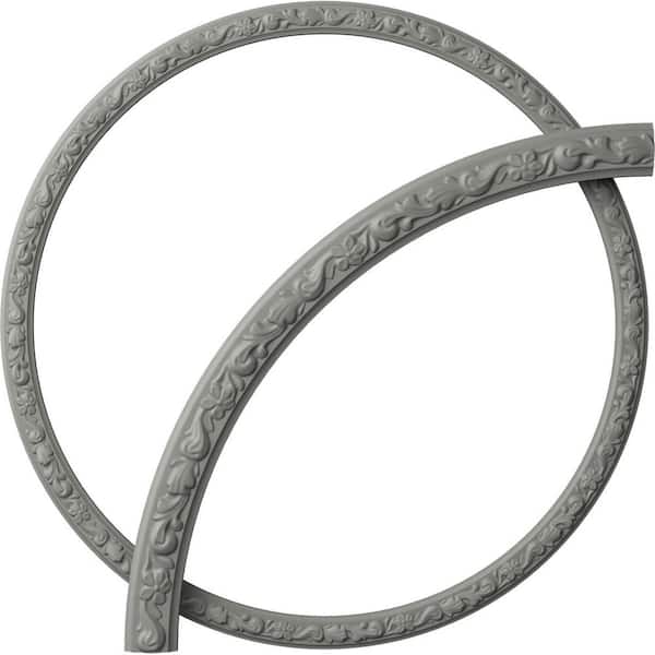 Ekena Millwork 3 . 3 4 ft. Sussex Floral Ceiling Ring Kit