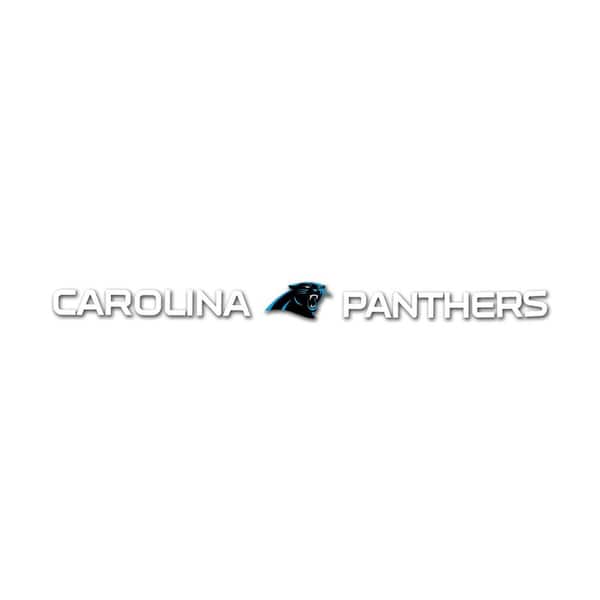 FANMATS Carolina Panthers Sun Stripe 3.25 in. x 34 in. Windshield Decal
