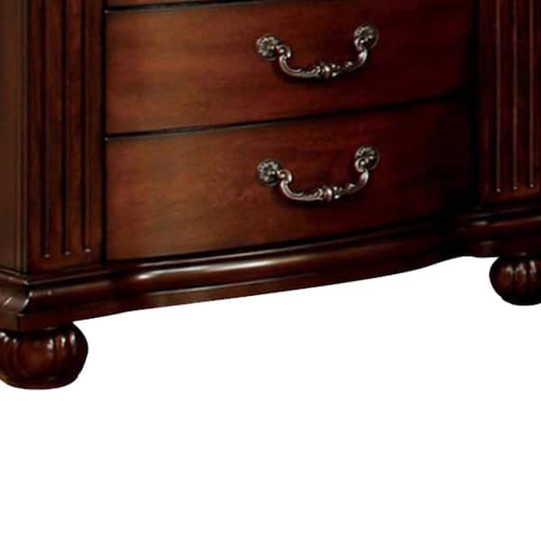 Benjara 16 2-drawer Traditional Wood Nightstand By Louis Philippe Iii in  Brown, 1 - Fred Meyer
