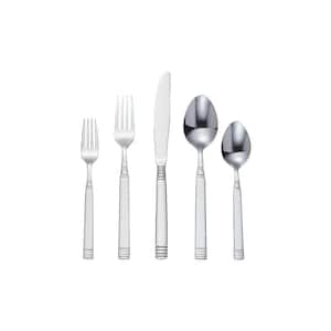 20-Piece Stainless Steel Flatware Set with Decorative Handle (Service for 4)