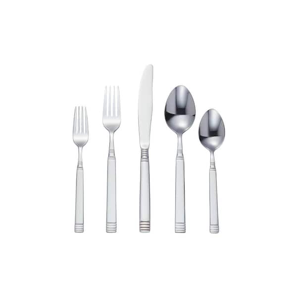 StyleWell 20-Piece Stainless Steel Flatware Set with Decorative Handle (Service for 4)