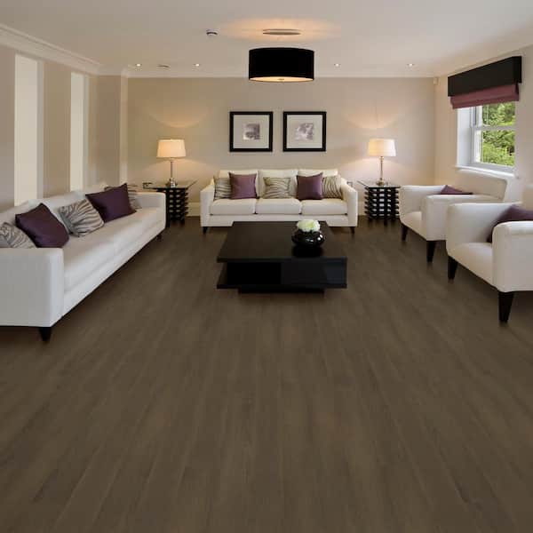 Liam Hickory 12 MIL x 7 in. W x 48 in. L Waterproof Click Lock Vinyl Plank Flooring (26.15 sq. ft./case)