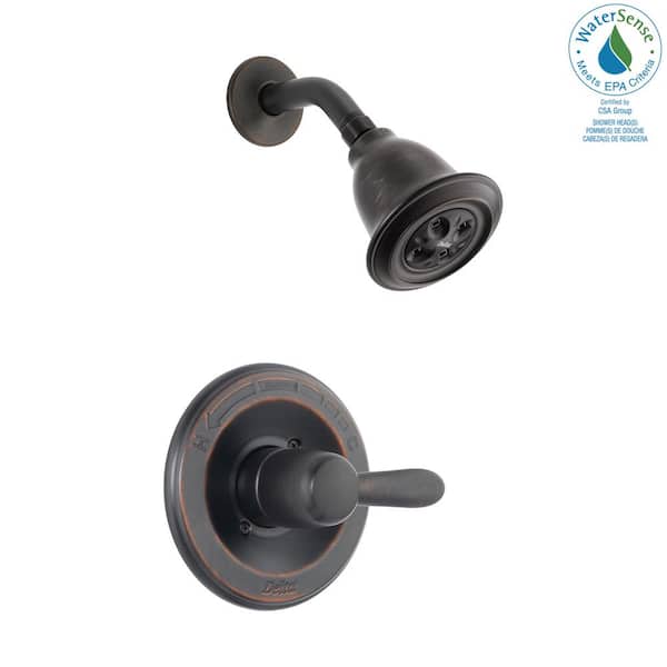 Delta Lahara 1-Handle 1-Spray H2Okinetic Shower Only Faucet Trim Kit in Venetian Bronze (Valve Not Included)