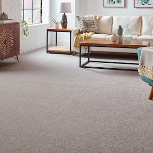 Silver Mane I  - Keystone - Gray 50 oz. Triexta Texture Installed Carpet