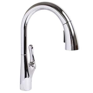 Chelsea Single-Handle Pull-Down Sprayer Kitchen Faucet in Polished Chrome