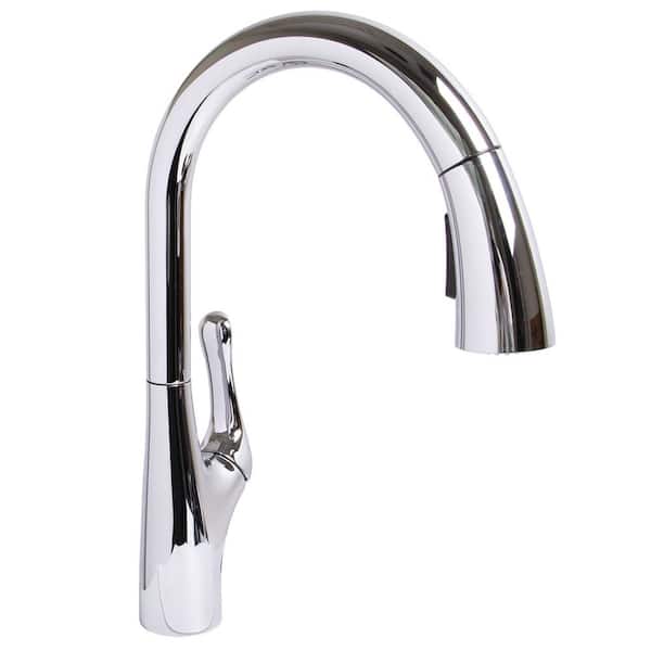 Speakman Chelsea Single-Handle Pull-Down Sprayer Kitchen Faucet in Polished Chrome