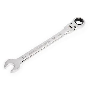 3/4 in. SAE 90-Tooth Flex Head Combination Ratcheting Wrench