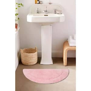 Waterford Collection 100% Cotton Tufted Bath Rug, 17 x 30 Slice Rug, Pink