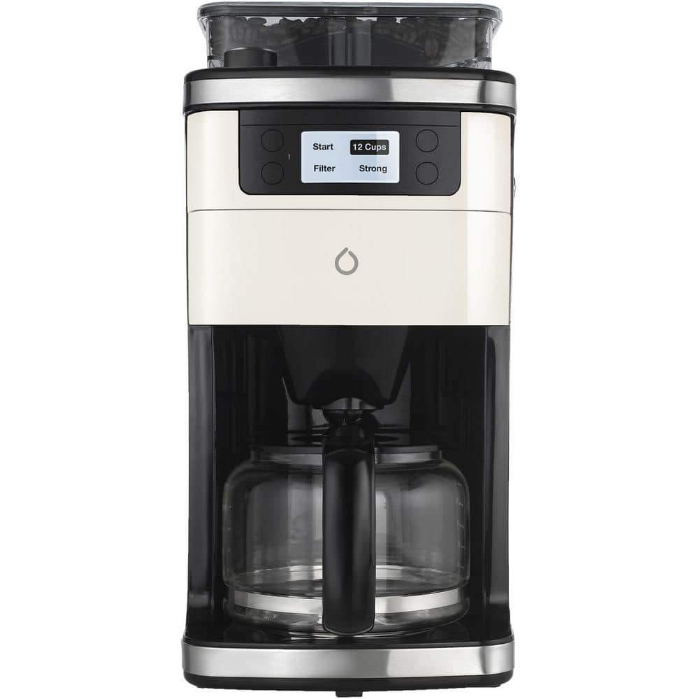 Smart Coffee Machine Works with Alexa Smart Coffee Maker, Programmable, 12  Cup Capacity, Black and Stainless Steel– A Certified for Humans Device