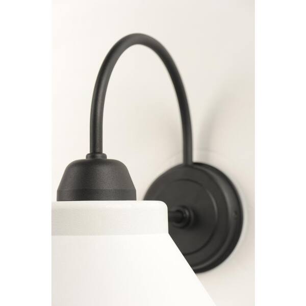Maxim Lighting - Jetty 1-Light Black Outdoor Hardwired Wall Sconce