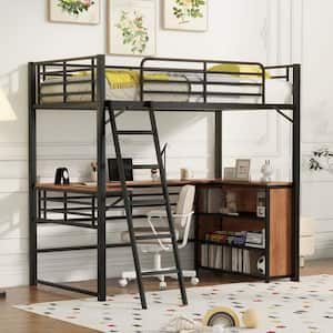 Black Twin Platform Bed