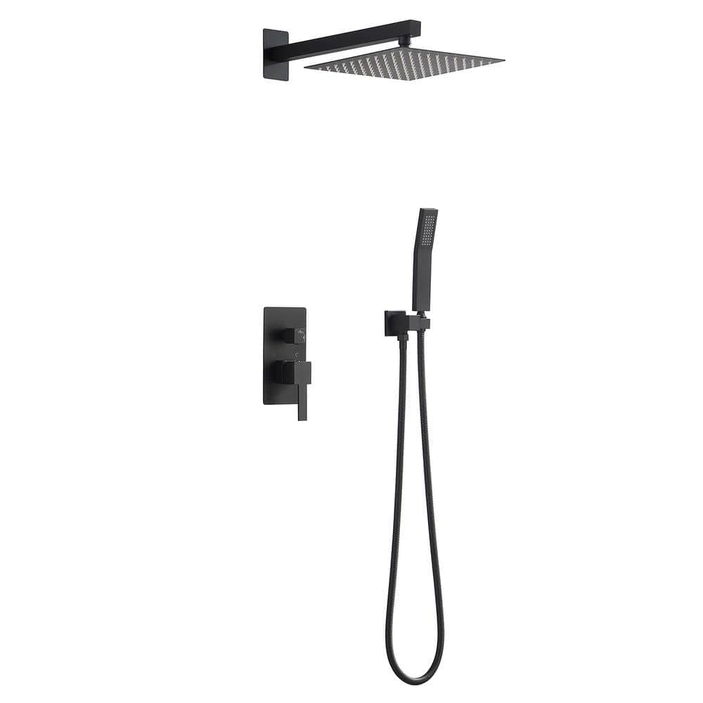 Single Handle 2-Spray 10in. Shower Faucet 1.5 GPM with High Pressure in. Ma