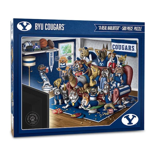 NCAA BYU Cougars Purebred Fans 'A Real Nailbiter' Puzzle - 500pc