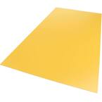 12 in. x 12 in. x 0.118 in. Foam PVC Yellow Sheet