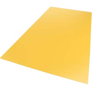 18 in. x 24 in. x 0.118 in. Foam PVC Yellow Sheet