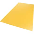 24 in. x 48 in. x 0.118 in. Foam PVC Yellow Sheet