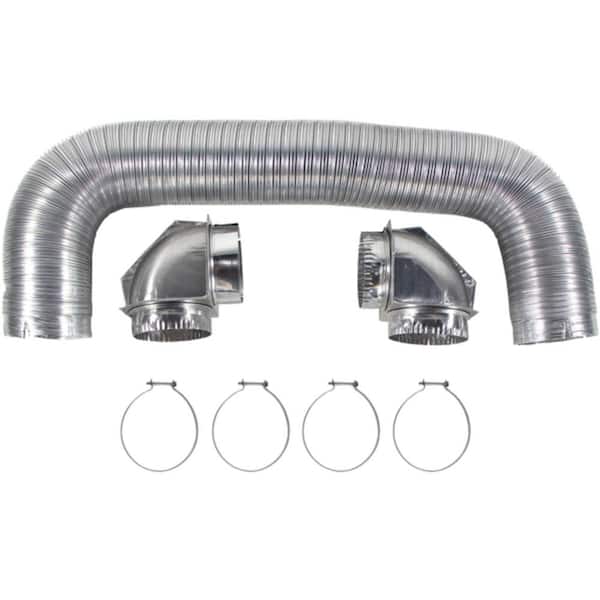 CERTIFIED APPLIANCE ACCESSORIES Dryer Vent Duct Kit with Elbows