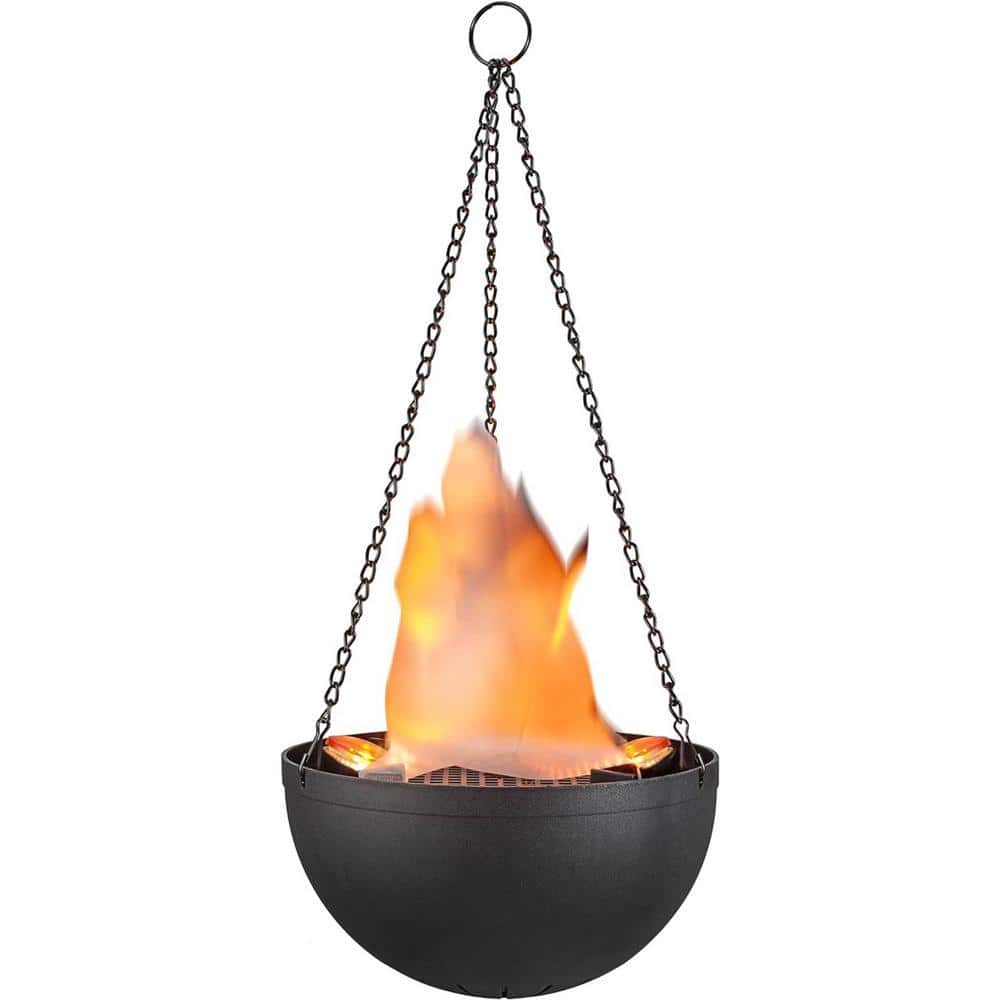 Aspen Creative Corporation 60-Watt 2-Light Black Shaded Pendant