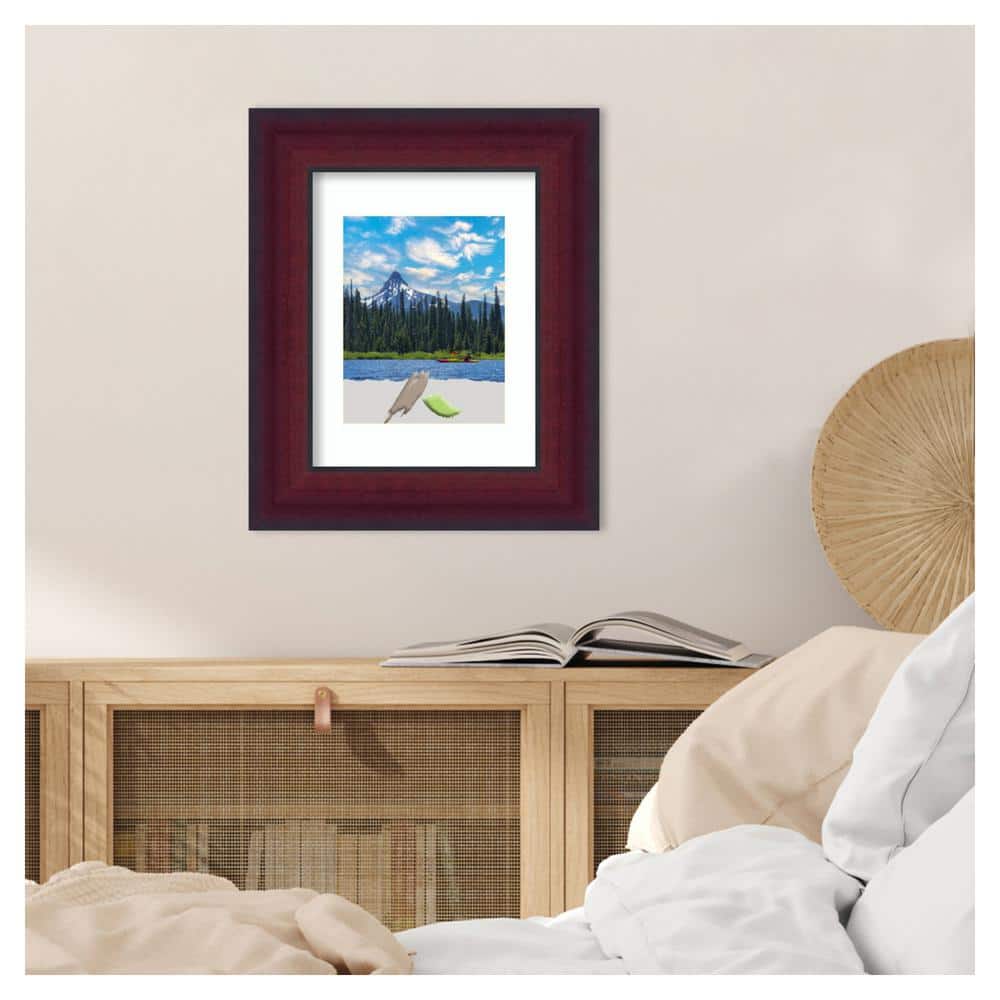Canterbury Cherry Wood Picture Frame with Black Inner Edge
