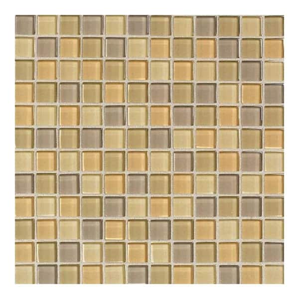 Daltile Maracas Wild Flower Blend 12 in. x 12 in. 8mm Glass Mesh Mounted Mosaic Wall Tile (10 sq. ft. / case)-DISCONTINUED