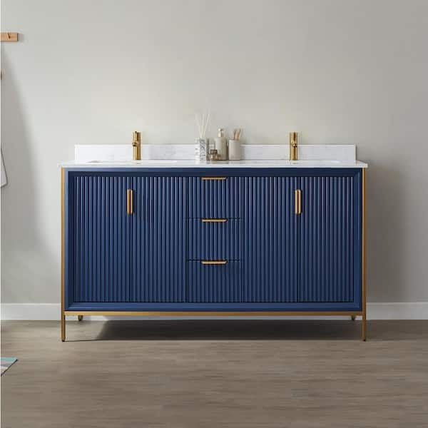 Home depot online blue bathroom vanity