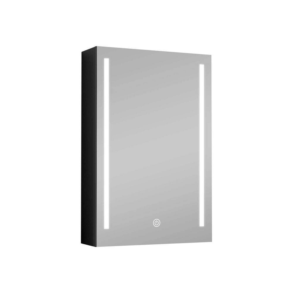 20 in. W x 30 in. H Rectangular Black Aluminum Recessed/Surface Mount
