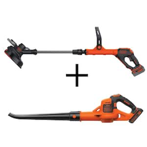 12 in. 20V MAX Lithium-Ion Cordless String Trimmer with (1) 2.5Ah Battery, (1) 2.0Ah Battery, Charger and Bonus Sweeper