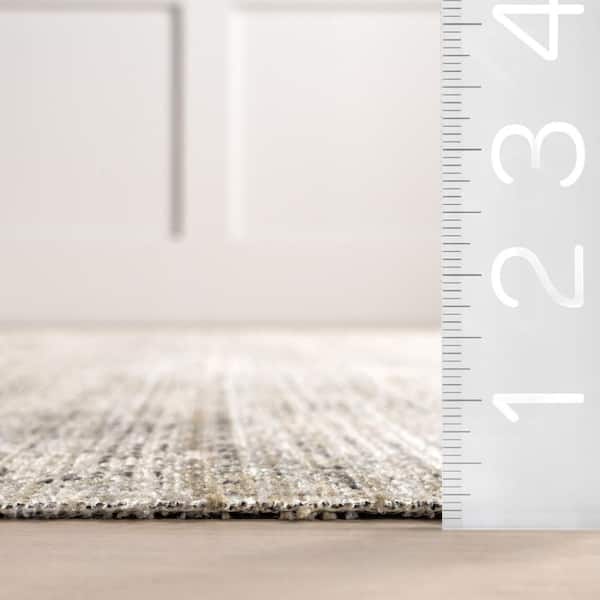 Bryony Medallion Indoor/Outdoor Light Grey 2 ft. x 8 ft. Runner Rug