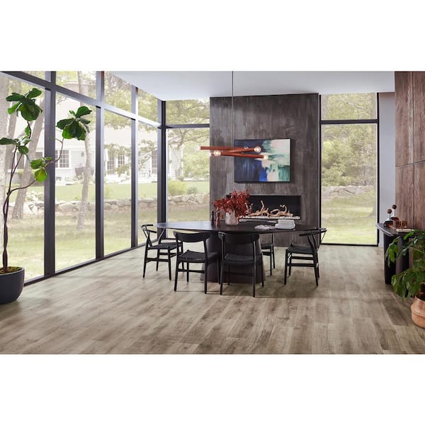 Pergo Outlast+ Mist Walters Oak 12 mm T x 7.4 in. W Waterproof Laminate Wood Flooring (19.63 sqft/case)