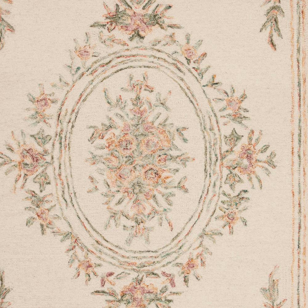 Charmaine Ivory Wool Hand-Tufted Rectangular Area Rug