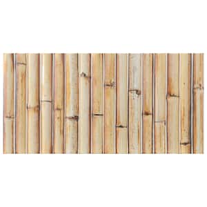 Bamboo Haven Tiki Cream 5-7/8 in. x 11-7/8 in. Ceramic Wall Tile (9.8 sq. ft./Case)