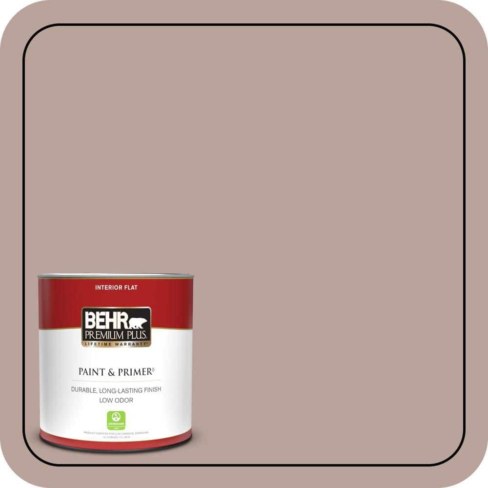 1 qt. #N150-3 Cocoa Craving Flat Low Odor Interior Paint & Primer price history on PriceWatchPro