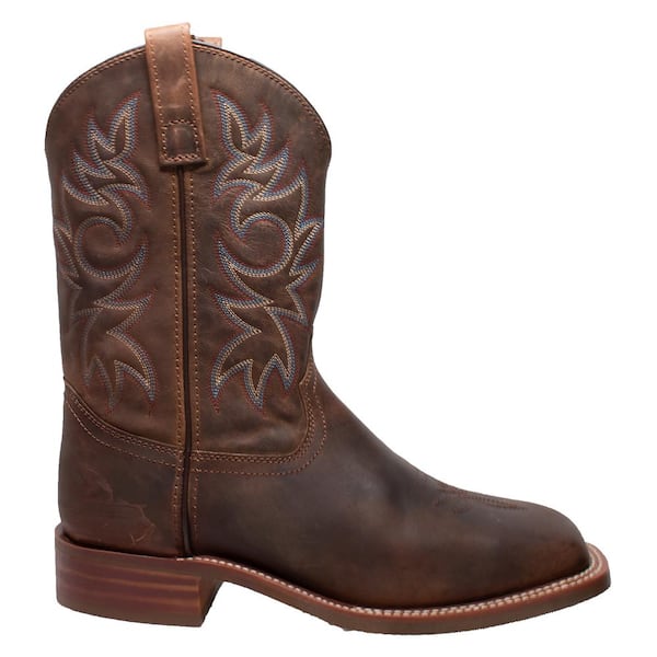AdTec Men's Size 13 Brown 11 Square Toe Cowboy Boots 9828-W130