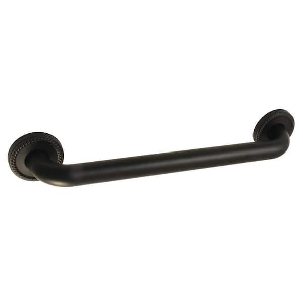 Kingston Brass Laurel 16 in. x 1-1/4 in. Grab Bar in Matte Black