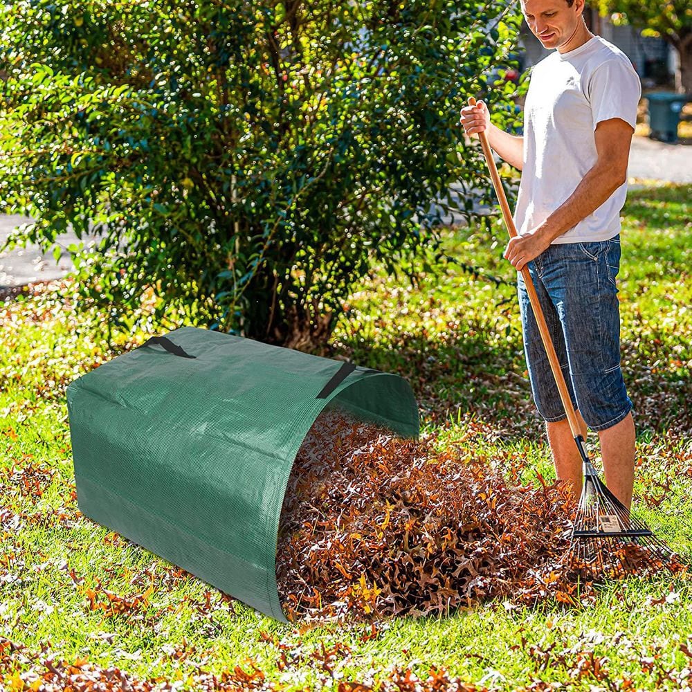 Pack of 2 53 Gal. Leaf Bags Large size dustpan garden bags for