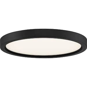 Outskirts 11 in. Oil Rubbed Bronze LED Flush Mount