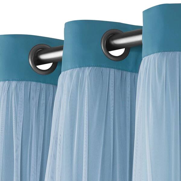 Exclusive Home Curtains Catarina, Exclusive Home Curtains Catarina Layered Solid