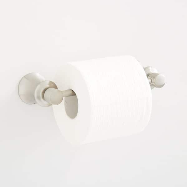 Pendleton Wall Mounted Toilet Paper Holder in Brushed Nickel