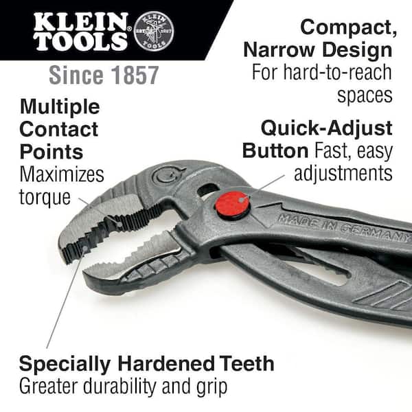 12 in. Quick Adjust Klaw Pump Pliers