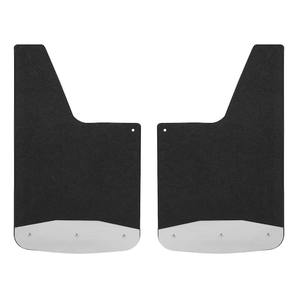 Luverne Front 12" x 23" Textured Rubber Mud Guards, Select Ram 1500