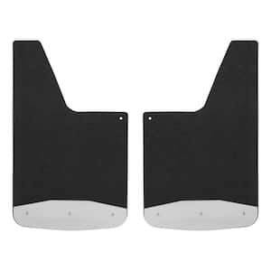Rear 12" x 23" Textured Rubber Mud Guards, Select Ram 1500