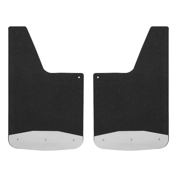 Luverne Rear 12" x 23" Textured Rubber Mud Guards, Select Ram 1500
