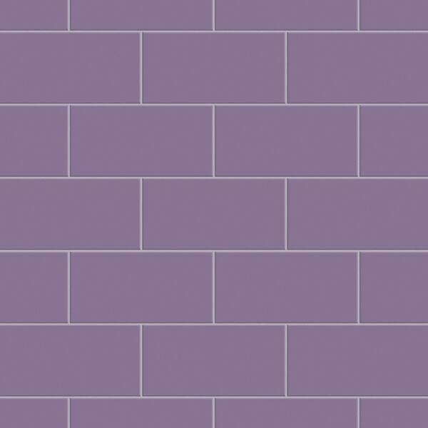 Merola Tile Projectos Violet Purple 3 7, Purple Floor Tiles