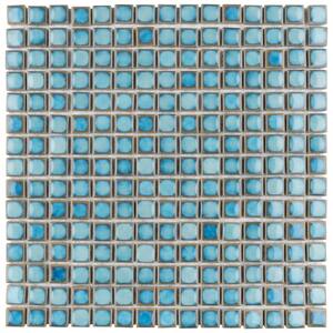 Hudson Edge Marine 12 in. x 12 in. Porcelain Mosaic Tile (10.85 sq. ft. / Case)