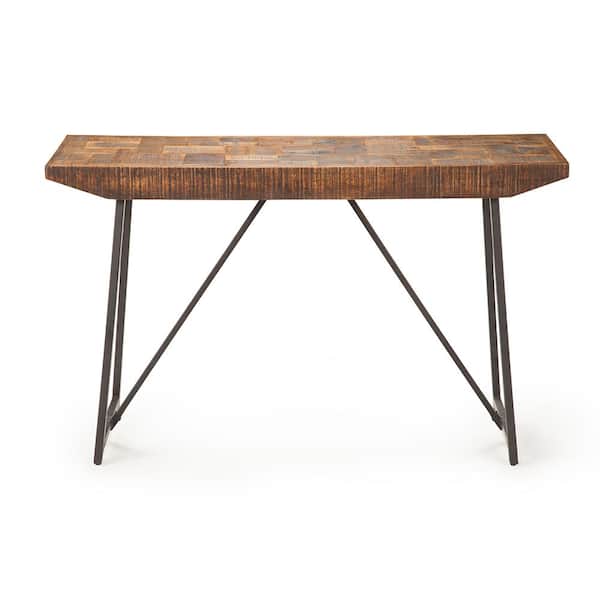Steve Silver Walden 48 in. Brown Standard Rectangle Wood Console Table