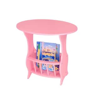 Pink Magazine End Table