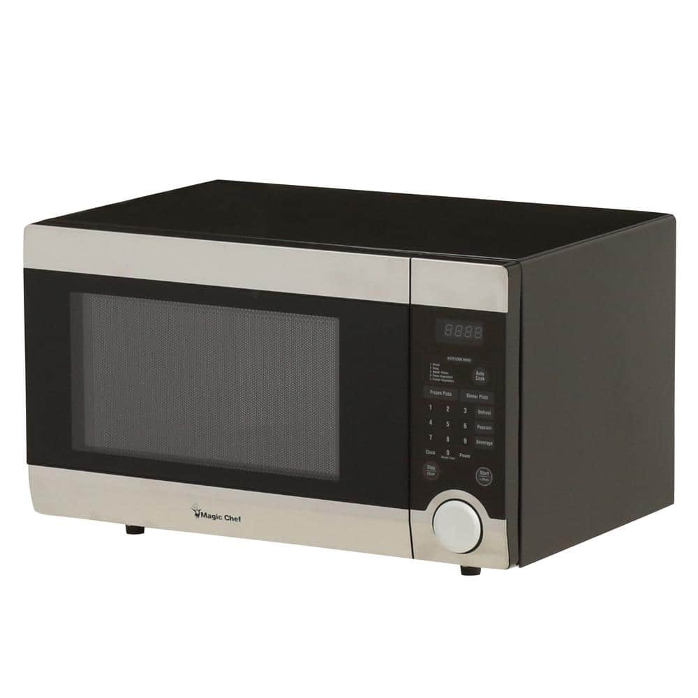  Magic Chef MC110MW - Horno de microondas para encimera,  microondas estándar para espacios de cocina, 1,000 vatios, 1.1 pies  cúbicos, color blanco : Hogar y Cocina