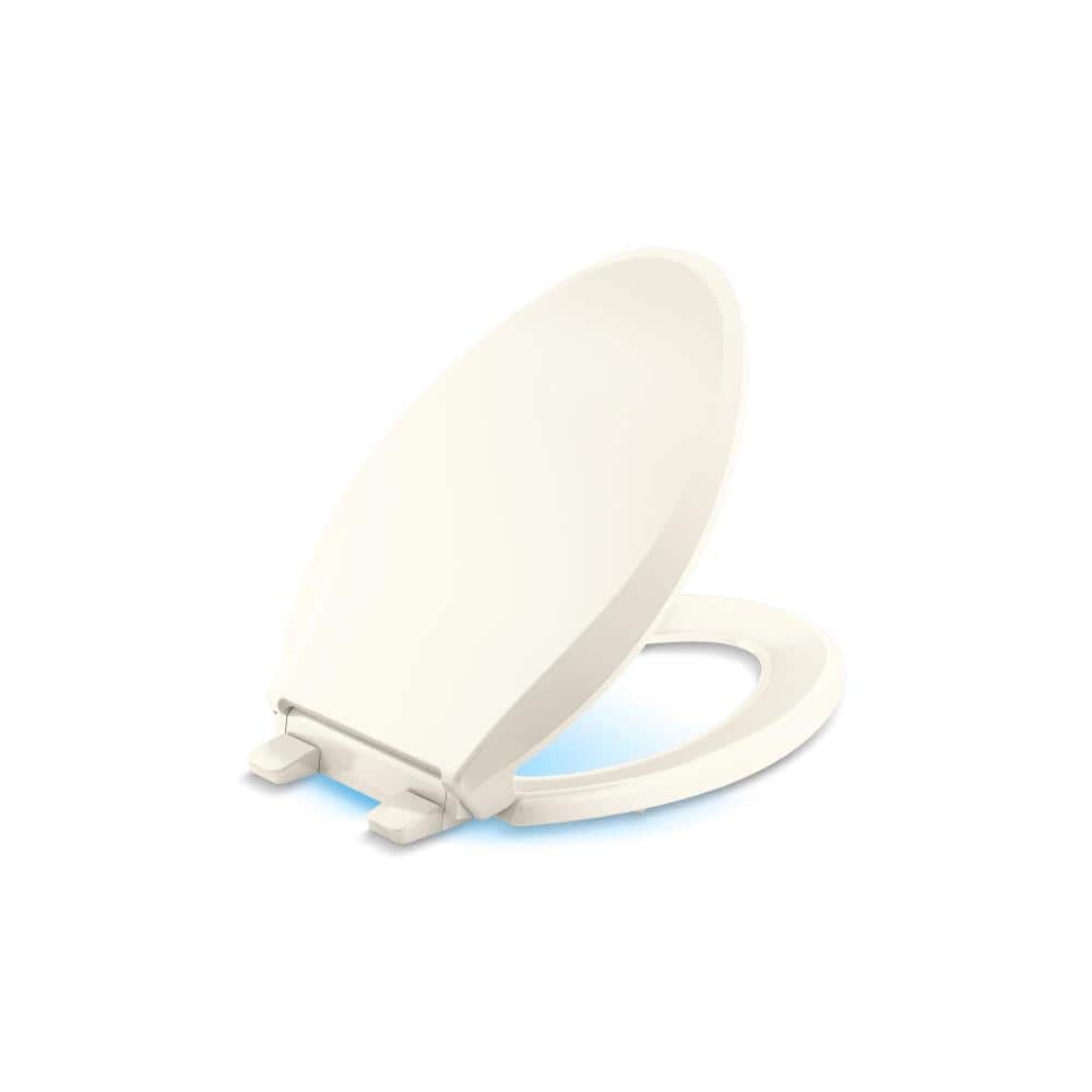KOHLER Cachet Nightlight QuietClose Elongated Closed Front Toilet Seat
